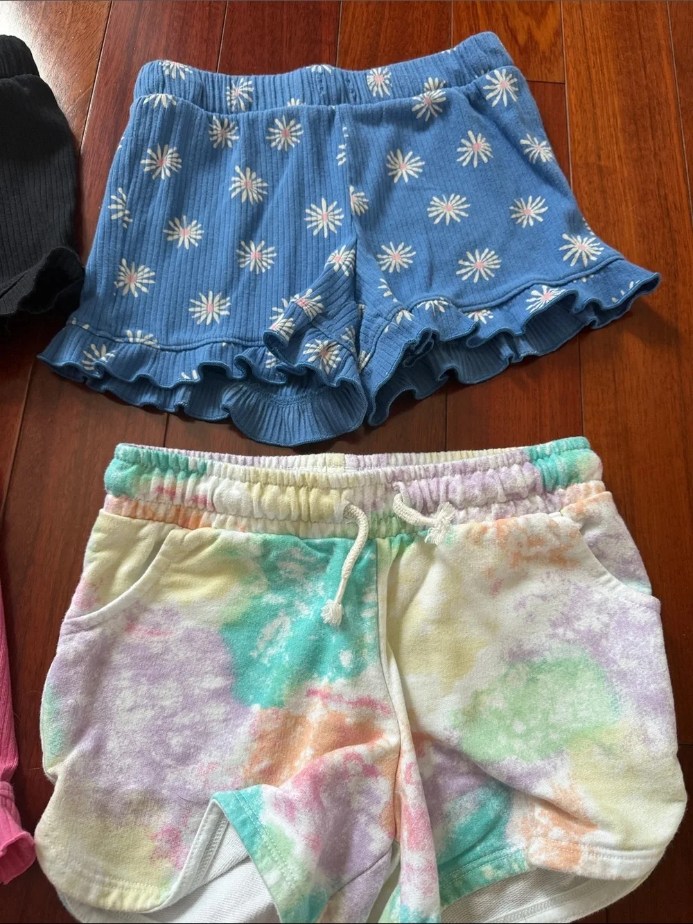 jumping beans Girls Shorts Set - Black, Blue Daisy, Pink, Tie-Dye